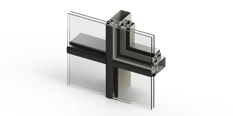 Curtain wall profile
