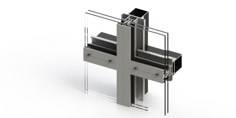Curtain wall profile