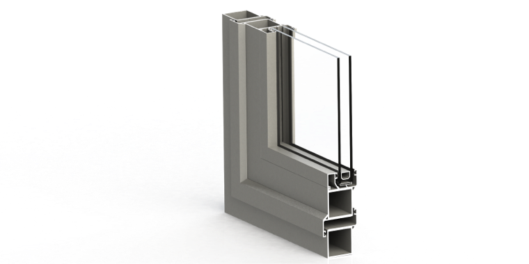 Hinged system profile