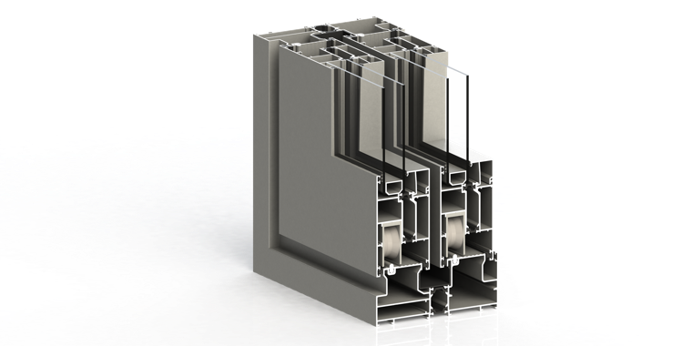 Sliding system profile